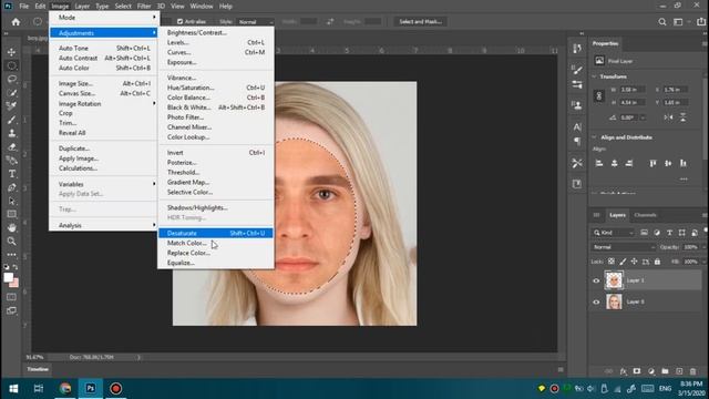 Swap Faces In Photoshop (FAST & EASY!) смотреть онлайн