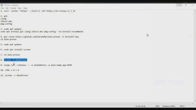 How to Join the Aleo Prover Pool, with Screen ?No Need to Run PuTTY 24/7 - English смотреть онлайн