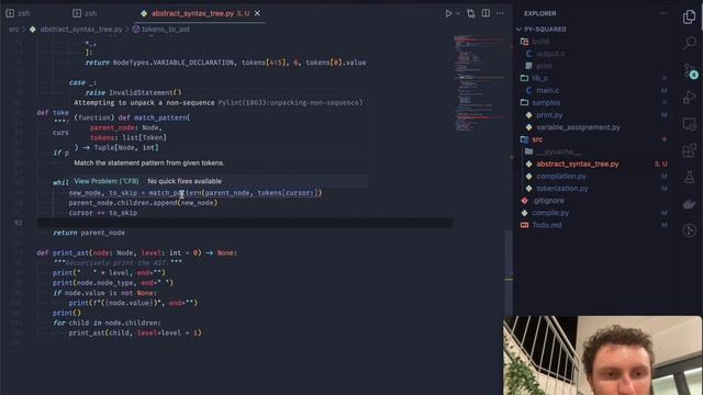Python compiler part.2: memory management, variables смотреть онлайн