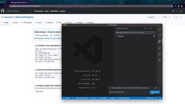 Create Github Account and Repository From Existing Code Using VS Code смотреть онлайн