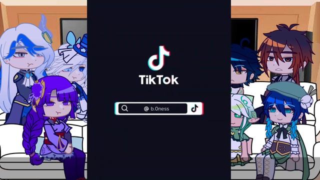 Genshin impact react to traveler (Aether) || credits in video || a little lazy смотреть онлайн
