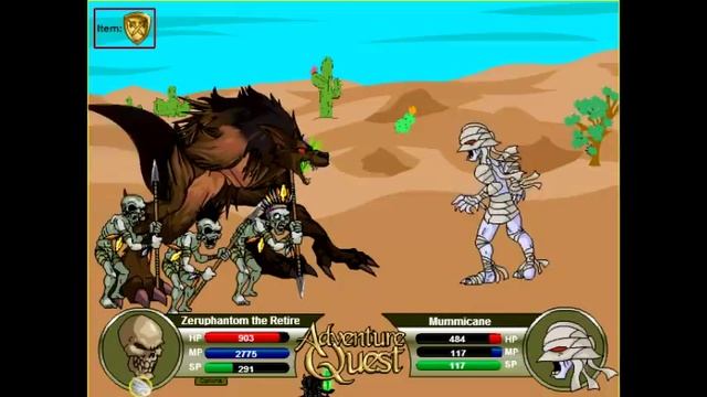 Adventure Quest - Golden Giftboxes (October): Savage Werewolf Form and Pygmy Zombie Groupies смотреть онлайн