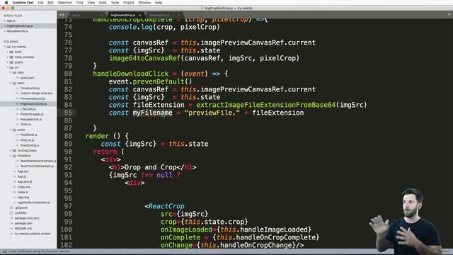 #29 Try REACTJS Tutorial - Download Cropped Image смотреть онлайн