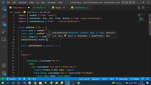 Part - 3|ReactJS(v18) | Zustand State Management Library | CRUD Example смотреть онлайн