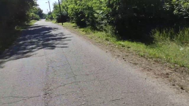 Village/Forest road on Titan Favorite Tracker Bike timelaps / Прогулка на велосипеде смотреть онлайн