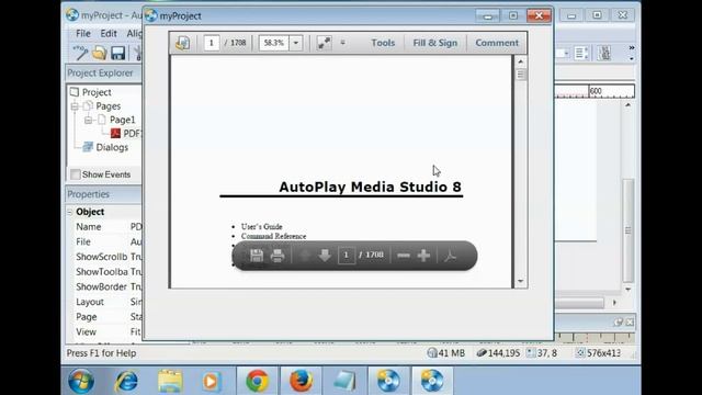 6 - How to insert pdf and web page in Autoplay Media Studio смотреть онлайн