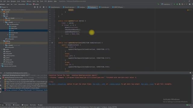 Java snake game (LibGDX) смотреть онлайн