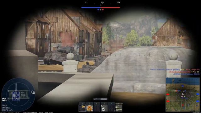 War Thunder Обзор на 2С3М Акация Ван-шот машина смотреть онлайн