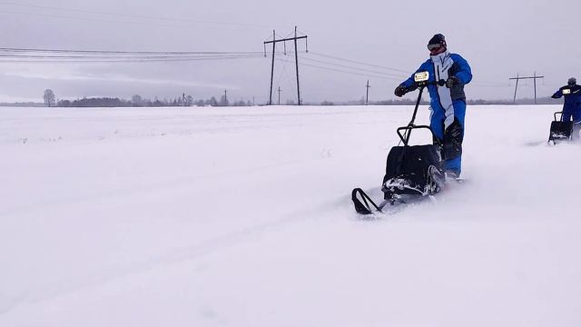 Снегоход для драйва? У нас есть кое-что получше - Бурлак Sprinter! смотреть онлайн