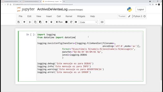 23 Manipulación de Logs (Parte01) | Manejo y Procesamiento de Archivos en Python смотреть онлайн
