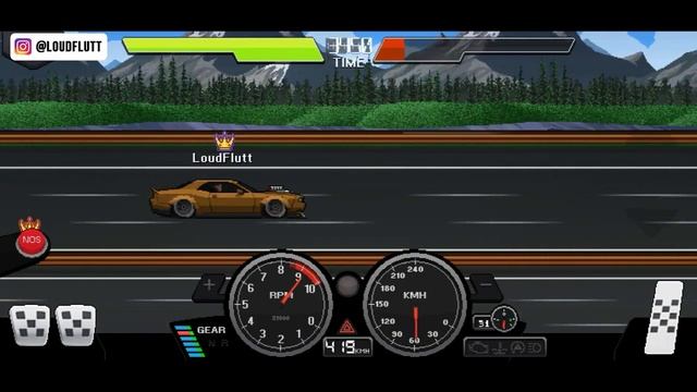 PIXEL CAR RACER - DODGE CHALLENGER DEMON TOUGE TUNE *2732 HP* смотреть онлайн