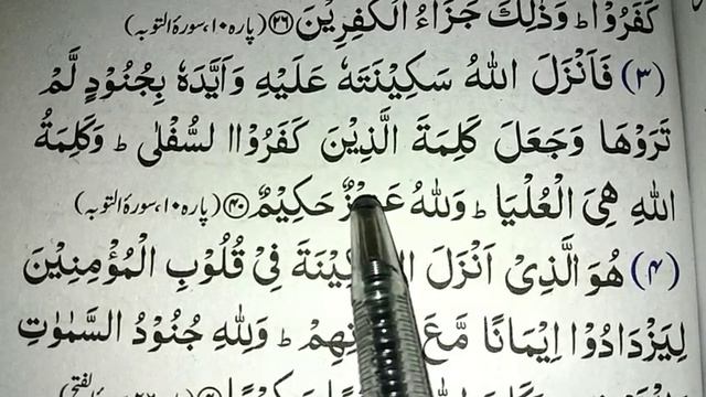 Ayat E Sakina In Quran || 6 Ayat Sakina In Arabic ( Dil, Dimagh Ke Sakoon Ke Leiy )