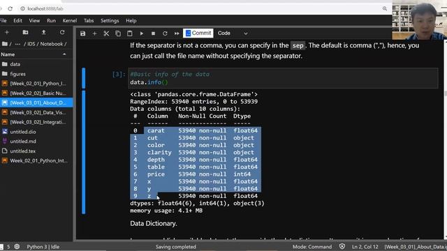 [IDS Week 03 - 02] Pandas Library (Part 1) смотреть онлайн