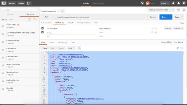 Form.io - Making form changes with Postman смотреть онлайн
