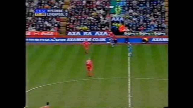 Liverpool 2 Wycombe 1 08/04/2001 FA Cup SF 1/2