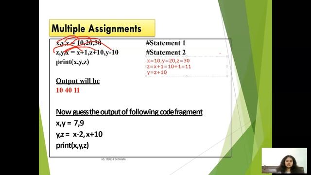 Static V/S Dynamic Typing | CBSE CLASS - XI | COMPUTER SCIENCE WITH PYTHON| Multiple Assignment смотреть онлайн