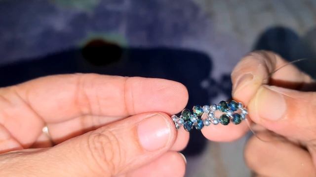 I made a beaded bracelet||using crystal beads #diy #howtomake #share #viralvideo #beads @gehnay7064 смотреть онлайн