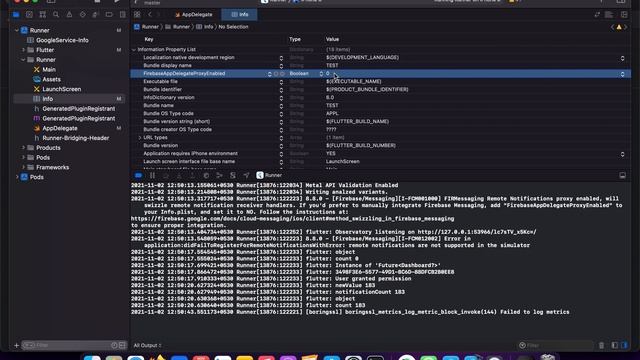 Remote Notifications proxy enabled, will swizzle remote notification receiver handlers - Flutter IO смотреть онлайн