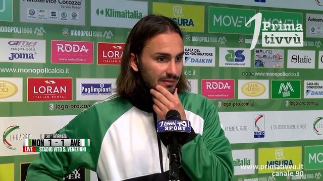 Monopoli-Avellino-1-1-Luigi Silvestri nel post gara смотреть онлайн