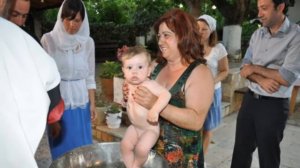 Греция. Пелопоннес. Пиргос. Крещение в Греции. Крещение моего сынишки в Греции