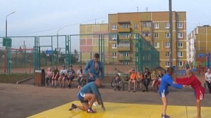 показательные выступления по самбо - Бикей