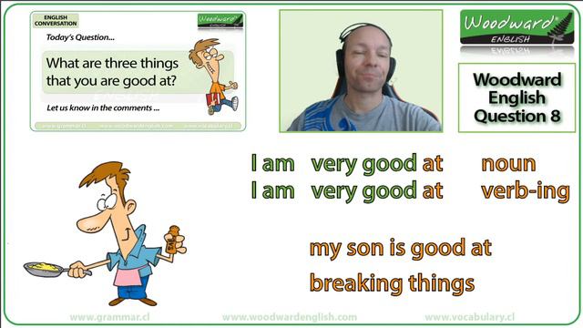 What are three things that you are good at? - English Conversation Question 8 смотреть онлайн