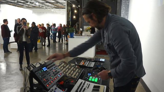 Medard Fischer Live at Project Contemporary Artspace Elektron Analog Four, Rytm Vermona Perfourmer смотреть онлайн