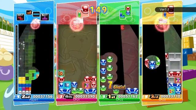 Puyo Puyo Tetris (Nintendo Switch): 4 Perfect Clears in 1 Party Game смотреть онлайн