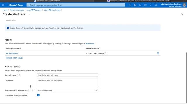 create alerts for azure monitor | Shantanu Das смотреть онлайн