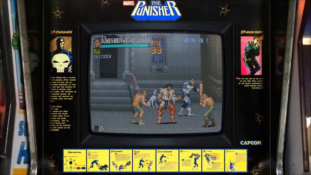 The Punisher - Realistic Arcade Overlay Collection for Retroarch смотреть онлайн