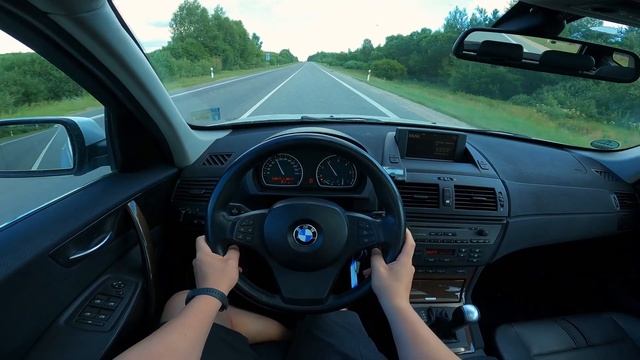 2007 BMW X3 E83 30d 218 Hp Pov Test Drive @DRIVEWAVE1 смотреть онлайн