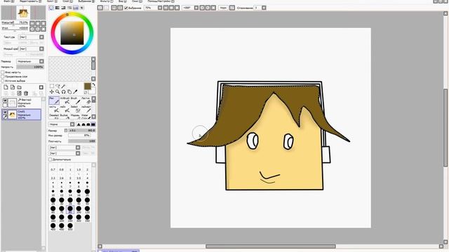 КАК НАРИСОВАТЬ АВАТАРКУ НА КАНАЛ С ПРОГРАМОЙ Paint To Sai