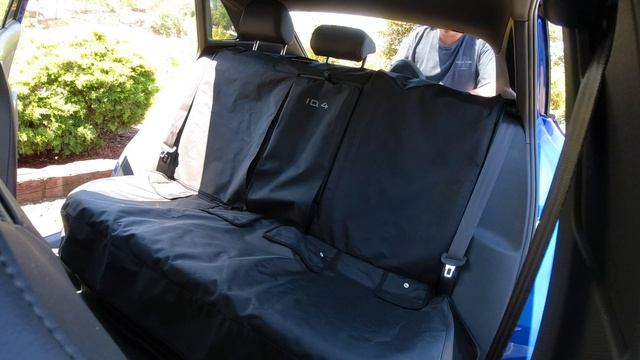 VW ID4 Official Rear Seat Protector - Unboxing, Installation and Review смотреть онлайн