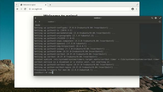 Install SSL HTTPS Nginx Webserver Linux Ubuntu смотреть онлайн
