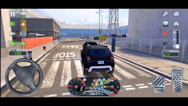 Taxi Sim 2020 ? ? Driving Renault Duster in city ? || Taxi Games 11 || Flash Gaming Zone смотреть онлайн