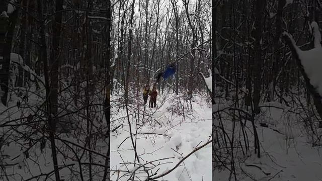 как добыть дрова без топора зимой смотреть онлайн