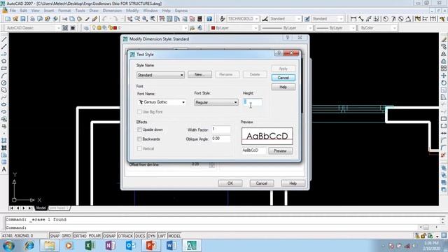 AutoCAD 2007: Dimension text too small and not visible смотреть онлайн