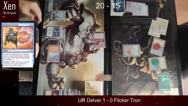 MTG PAUPER - UR DELVER vs RAINBOW FLICKER TRON смотреть онлайн
