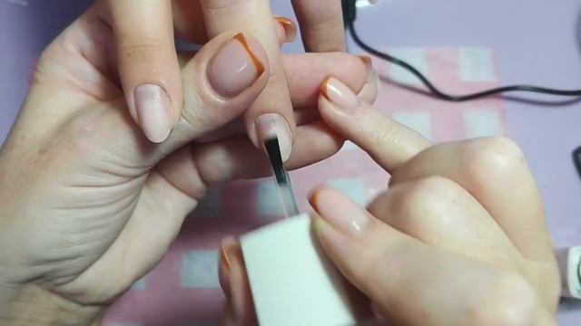 Комби маникюр? блёстки/френч ? смотреть онлайн