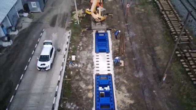 Вагонные весы ВЕКТОР. Монтаж. Тензосила смотреть онлайн