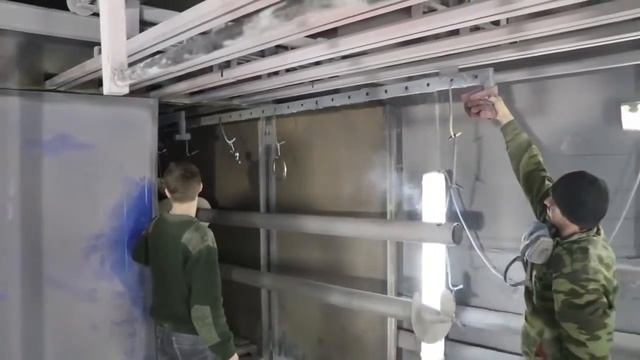 Порошковая окраска винтовых свай. Подготовка. Процесс. Цена. СВ-Фундамент смотреть онлайн