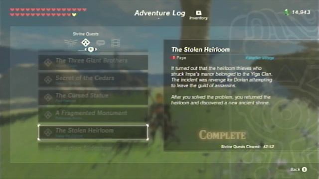 Breath of the Wild - List of All Shrine Quests смотреть онлайн