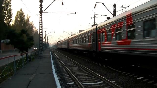 ЧС4Т-329 с поездом №62 Москва — Нальчик смотреть онлайн