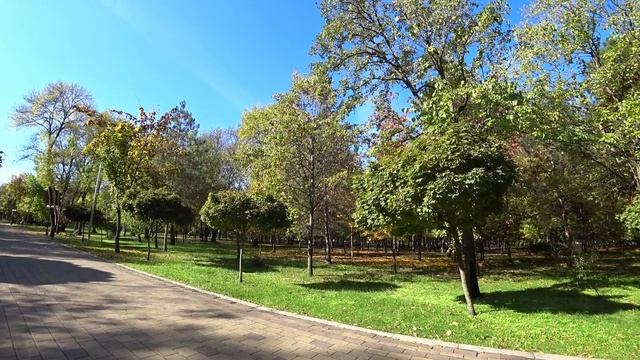 С камерой по осеннему парку Нальчика.mp4 смотреть онлайн