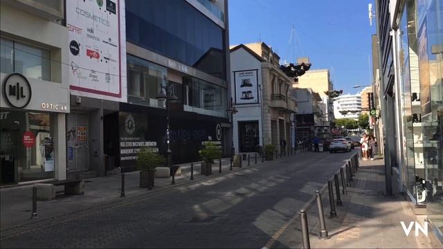 Old town and shopping center /Limassol Cyprus смотреть онлайн