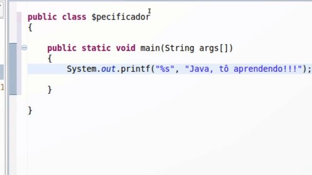 UFRPE JAVA aula 007 (printf) смотреть онлайн