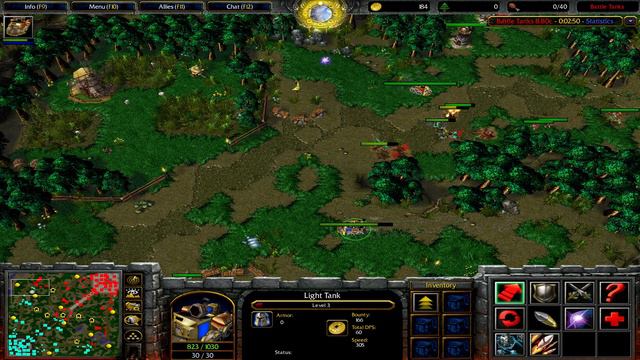 Warcraft3 : Battle Tank How To Play Light Tank เล่นรถถังสำหรับมือใหม่ смотреть онлайн