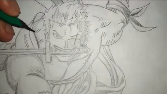 Drawing Of Zoro /Рисунок Зоро