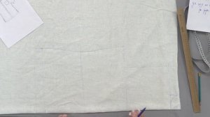 Как быстро сшить без выкройки льняную рубашку? Рубашка для начинающих. Часть 1. Построение и раскрой