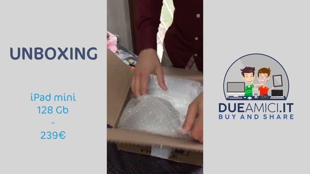 [UNBOXING] iPad mini 128 Gb - 239€ | DUEAMICI.IT смотреть онлайн